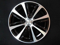 Фото Диск 14 5,5J*14 4/100/67,1+43 Беринг алмаз черный K&K(29167)