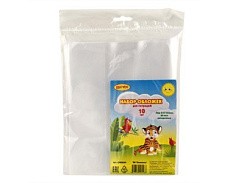 фото Набор обложек ПВД 212*345мм, 60мкм, для тетрадей, прозрачные (в наборе 10шт)