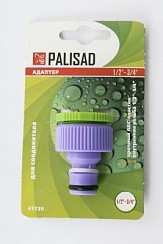 фото Адаптер с переходником, 1/2"-3/4" PALISAD 65720