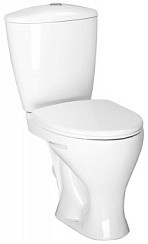 Фото Унитаз-компакт Воротынск ВОРОТЫНСКИЙ антивсплеск, косой выпуск, Белый, Santeri