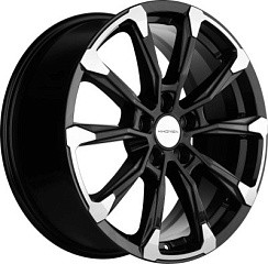 Фото Диск 18 7,5J*18 5/108/54,1+40 Khomen Wheels KHW1808 (Jac/Москвич 3) Black-FP