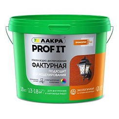 Фото Краска фактурная Лакра PROF IT 18кг Л-С