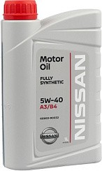 Фото Масло NISSAN Motor Oil  5W40 A3/B4   1л. синт. (пластик)