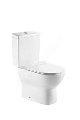 Фото Унитаз-компакт A080 сиденье тонкое ДП, крепления с бачком EvaGold