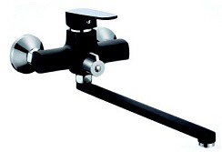 Фото Смеситель д/ванны одноручковый R0263F-1 с L-изливом 35 см, хром Rainsberg