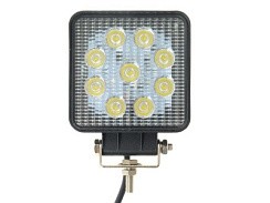Фото Фара светодиодная 9SMD 3W(27W) 12-24V квадратная (27S9-3S 12-24V)