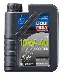 Фото Масло 4Т LIQUI MOLY Motorbike Racing Scooter 4T 10W-40 SG(1л) для скутеров