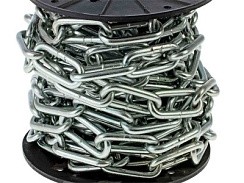 Фото Цепь DIN 763 D5 длиннозвенная, сварная, покрытие цинк