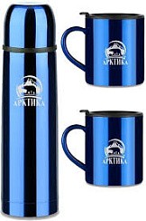 Фото Набор:термос бытовой Арктика1000мл.+2 кружки 102-1000S