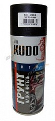 Фото KUDO Спрей-грунт наполнитель черный акриловый KU-2203 520 мл. (для металла)