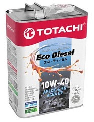 Фото Масло TOTACHI Eco Diesel 10W-40 CK-4/SN 4л. п/с