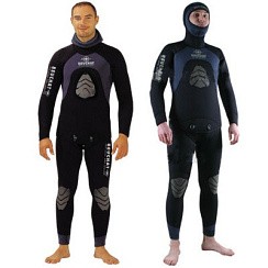 Фото Гидрокостюм Mundial Prestige, 7 мм, черн./голуб.,S