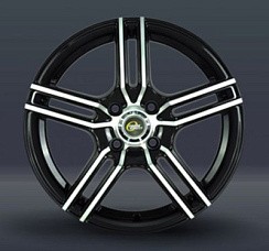 Фото Диск 15 6J*15 4/114,3/56,6+44 Megami MGM-1 BKF