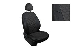 Фото Чехол алькантара Ромб на Hyundai Solaris II sd 40/60 2017-н.в.SeiNtex  96017