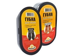 фото Губка д/обуви PREGRADA черная PR-313