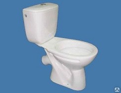 Фото .Унитаз-компакт Волгоград Камелия, 340 см, косой выпуск, эконом-класс, ВКЗ РАСПРОДАЖА