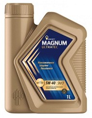 Фото Масло Роснефть Magnum Ultratec  5W40 A3/B4 SN/CF   1л. син.