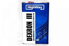 Фото Масло трансмиссионное ATF Dexron-3 HighWay  4л. мин.