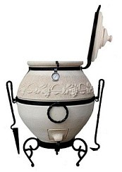 Фото Тандыр  Легенды с откидной крышкой 27/80см с термодатчик