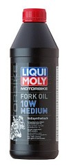 Фото Масло гидравлическое 10W Liqui Moly   1л. Motorbike Fork Oil Medium для вилок и амортизаторов↑2715