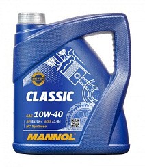 Фото Масло MANNOL Classic 7501 10W40 A3/B4 SN/CH-4   4л. п/с.