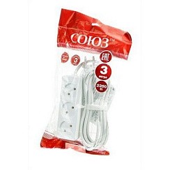 Фото Удлинитель 3х3м б/з ШВВП ТМ Союз 481S-0303