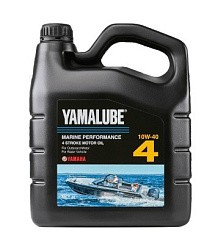 Фото Масло 4Т Yamalube Marine Performance 10W40 SJ/CF   4л. мин.(90790-BS456)