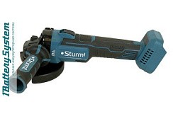 Фото Шлифмашина угловая аккумуляторная бесщеточная (1 аккум. 5Ач, ЗУ) Sturm CAG1812BL