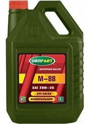 Фото Масло OILRIGHT М8В 20W20 CB/SD   5л. мин.