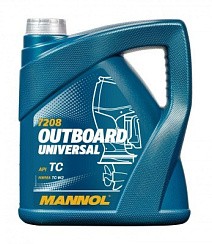 Фото Масло 2Т TC-W2 MANNOL Outboard Universal 7208   4л. мин.