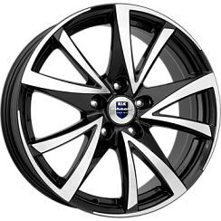 Фото Диск 17 7J*17 5/114,3/67,1+35 Игуана алмаз чёрн. К&K (13339)