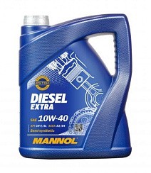Фото Масло MANNOL Diesel Extra 7504 10W40 A3/B4 CH-4/SL   5л. диз. п/с.
