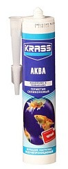 Фото Герметик силиконовый для аквариумов (Аква) Чёрный KRASS 300мл