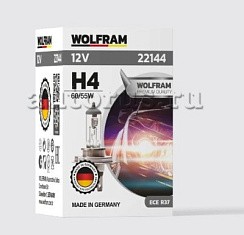 Фото Автолампа H4 12V  60/55W P43t WOLFRAM дальний ближний