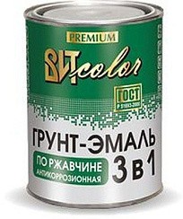Фото Грунт-эмаль по ржавчине, чёрная, ВИТ color, 0,8 кг
