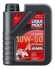 Фото Масло 4Т LIQUI MOLY Motorbike Synth Offroad Race 10W-50 SN MA2 (1л)