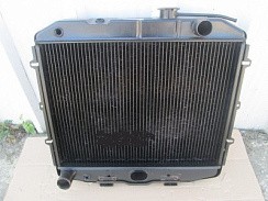 Фото Радиатор охлаждения медный УАЗ-3151,3962,3741 Хантер,Буханка дв.ЗМЗ-409,4213 2-х ряд.без.конд.