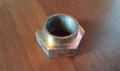 Фото Гайка М 24*1,5 передней ступицы ГАЗель-3302,3110 (завальцовка) пов.кулака