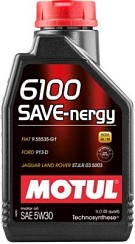 Фото Масло MOTUL 6100 SAVE-nergy 5W30 SL ACEA A5/B5 4л. син.