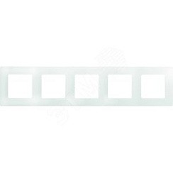Фото Рамка 5 постов Белая, ETIKA