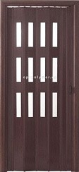 Фото Дверь пластиковая раздвижная ПВХ Фаворит 202*84см венге