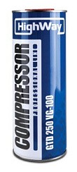 Фото Масло компрессорное HighWay GTD 250 VG-100 1л.