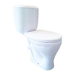 Фото Унитаз-компакт Волгоград Луна Стандарт, белый, арматура с сиденьем ВКЗ