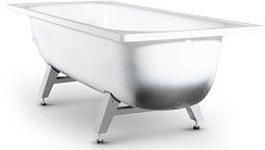 Фото Ванна стальная ANTIKA с ножками 120*70*40, толщина 1,8мм Екатеринбург