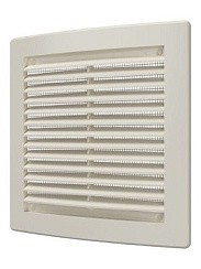 Фото Решетка вентиляционная вытяжная ERA АБС 150х150 (1515РЦ Ivory)