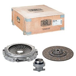 Фото Сцепление МАЗ-5440, 6430А (КПП Shaanxi) MAN комплект (с выж.подшипником) d=430 TRIALLI (3400122201)