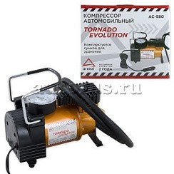 фото Компрессор TORNADO ARNEZI AC580 EVOLUTION 10Атм 30л/мин 110Вт 10А 12В