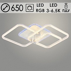 фото Люстра LK3603/3B WT белый 101W+8W LED RGB 3000-6500K d650 ПДУ диммер, mobile HN22