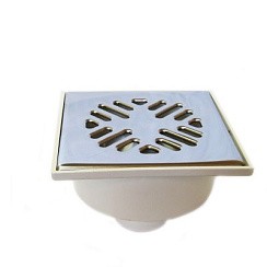 Фото Трап 50 прямой 15х15 с металл. решеткой (ТП 102.50-150 VSHs)