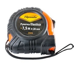 Фото Рулетка 7,5м*24мм обрезиненный корпус Elastica Sparta